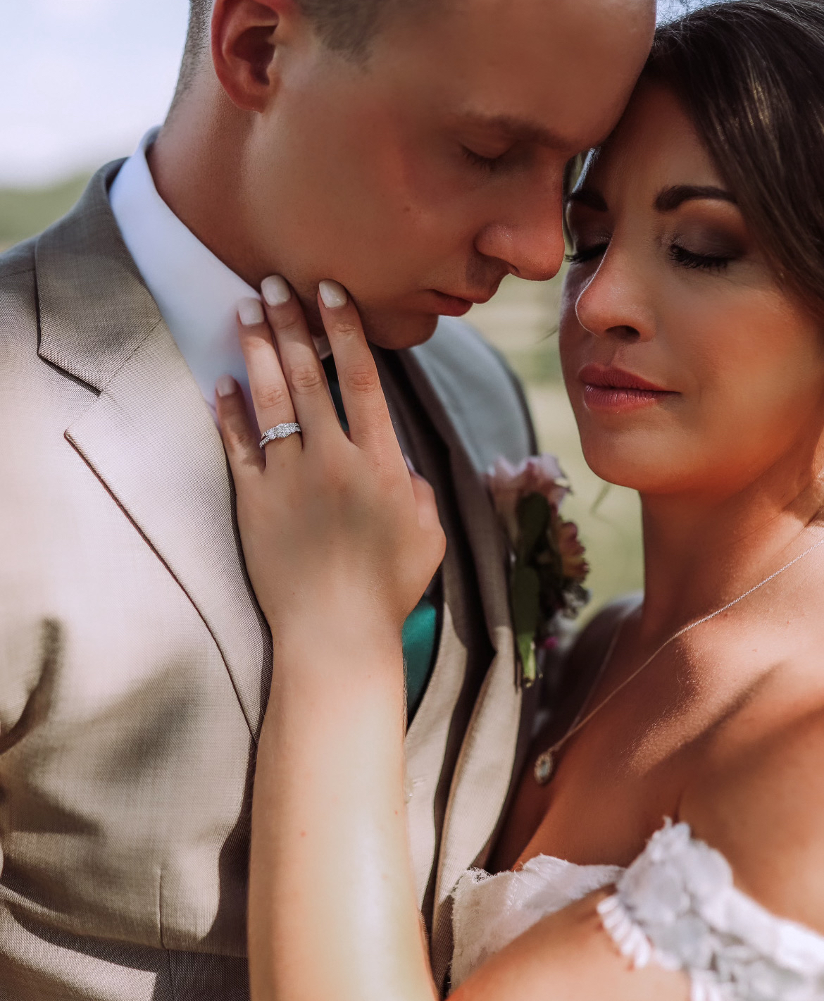Smoky bridal eye makeup by Meagan Keller