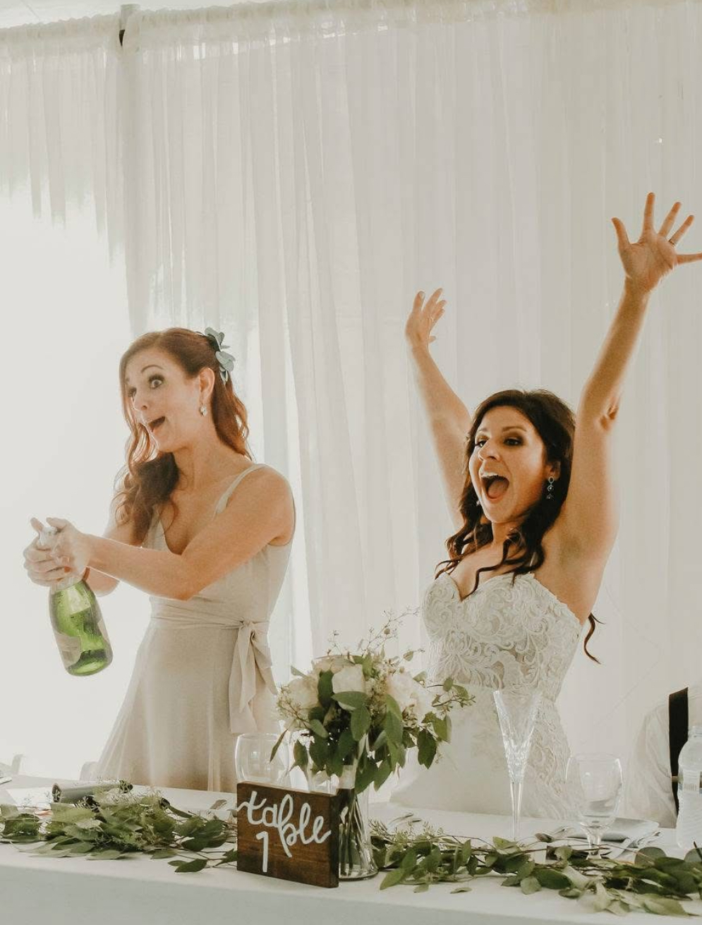 Celebration-proof bridal makeup by Meagan Keller